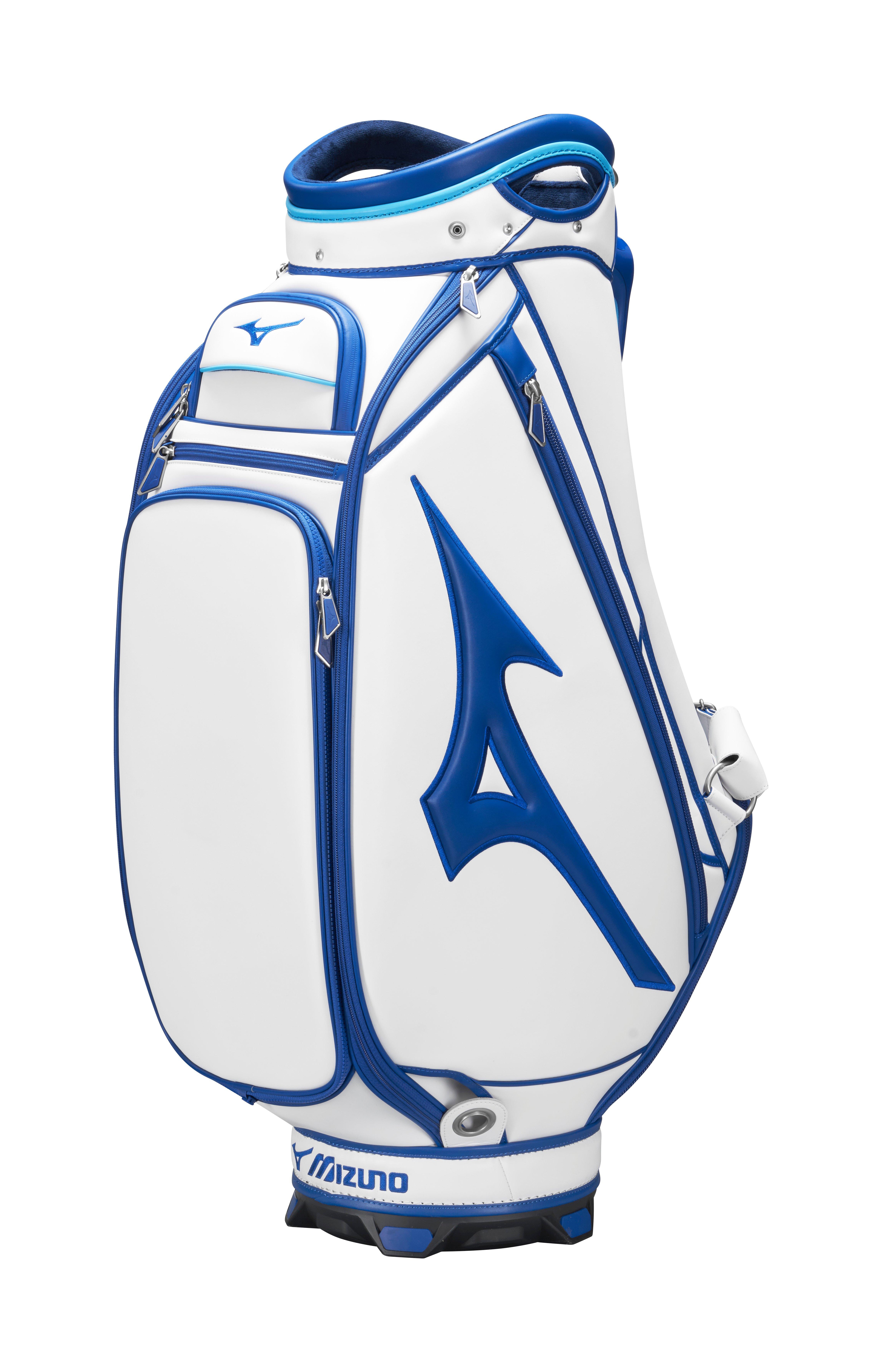 Tour Staff Bag | MIZUNO | Golf Bags | Unisex | WHITE/BLUE | Golf 
